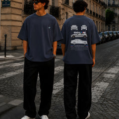 BMW, Round Neck Cotton terry, blue T-Shirt,