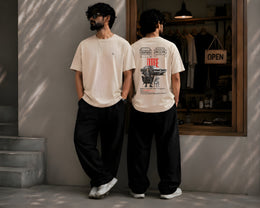 JOHN WICK, Round Neck Cotton terry, beige T-Shirt,