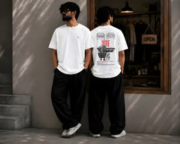 JOHN WICK, Round Neck Cotton terry, white T-Shirt,