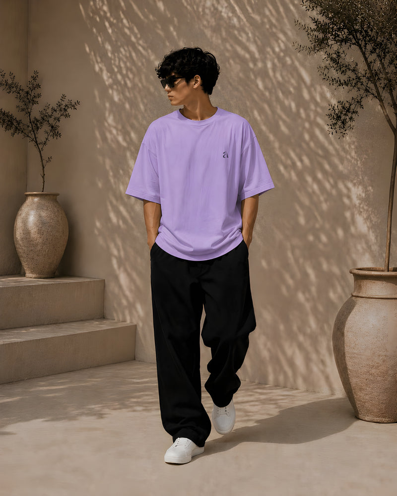 PORSCHE CAR, Round Neck Cotton terry, purple T-Shirt,
