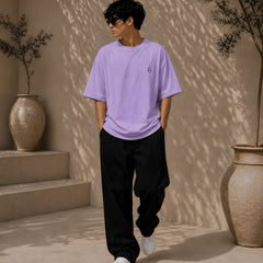 PORSCHE CAR, Round Neck Cotton terry, purple T-Shirt,