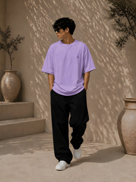 PORSCHE CAR, Round Neck Cotton terry, purple T-Shirt,