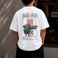 JOHN WICK, Round Neck Cotton terry, white T-Shirt,
