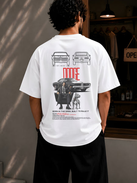 JOHN WICK, Round Neck Cotton terry, white T-Shirt,